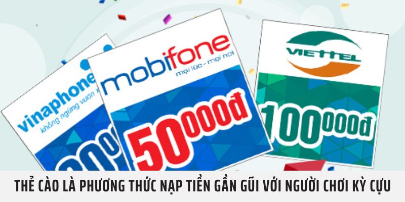 Thẻ cào là phương thức nạp tiền gần gũi với người chơi kỳ cựu